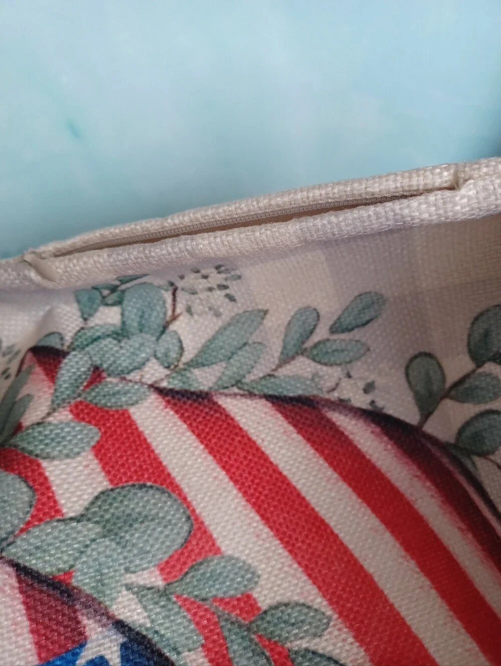 Patriotic Heart Flag Pillow Cover - American Stars & Stripes Home Decor
